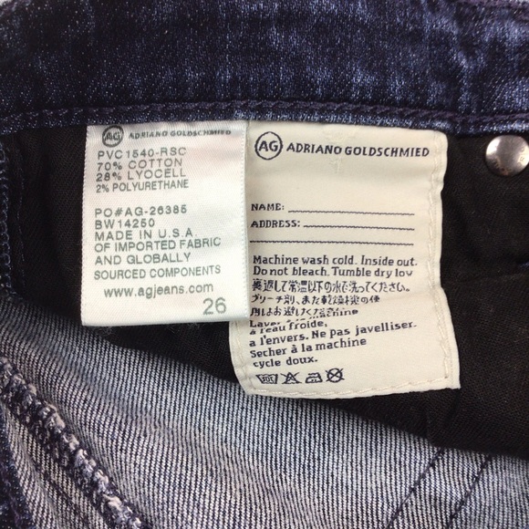 AG Stevie Cuff Slim Straight Jean